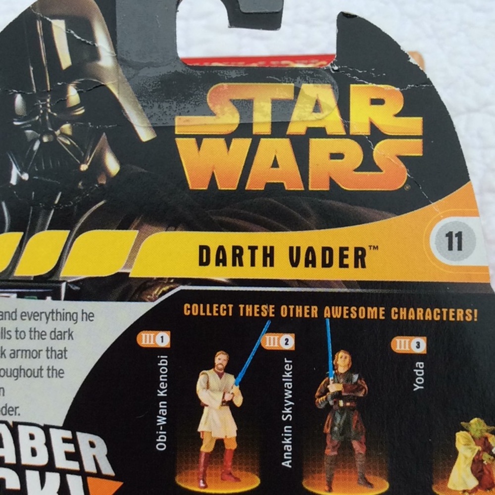 Star Wars Hasbro Action Figure Darth Vader NIB Year 2005 - Picture 7 of 7